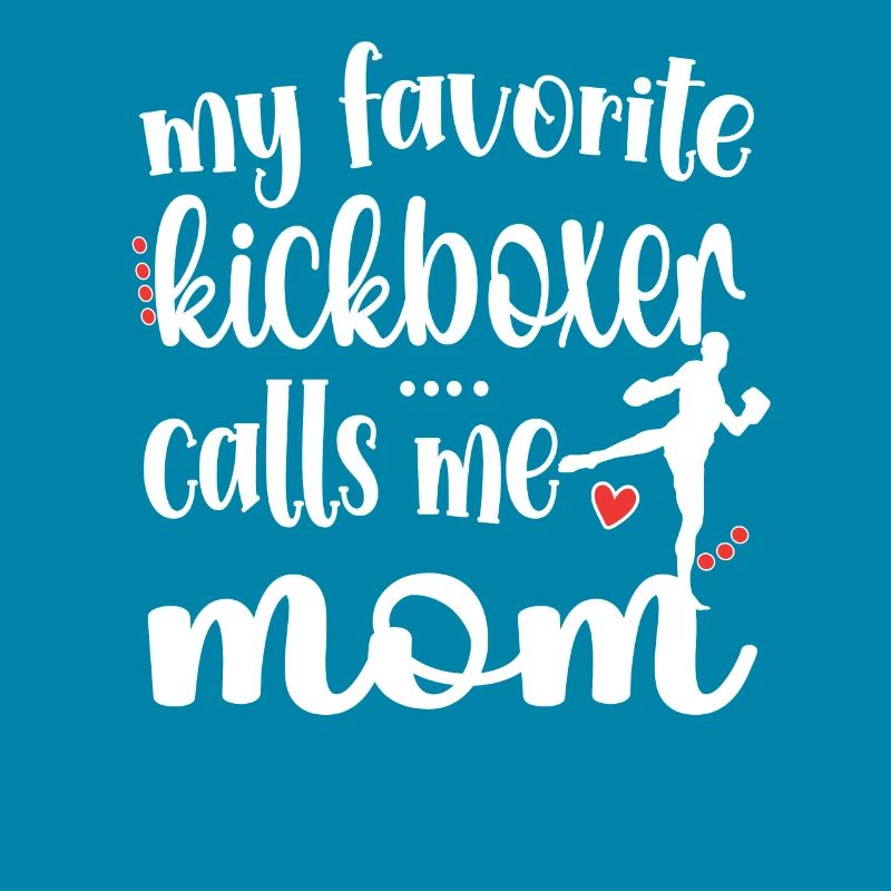 Kickbox-Mama Stolze Kickbox-Mutter Kickboxer Mama