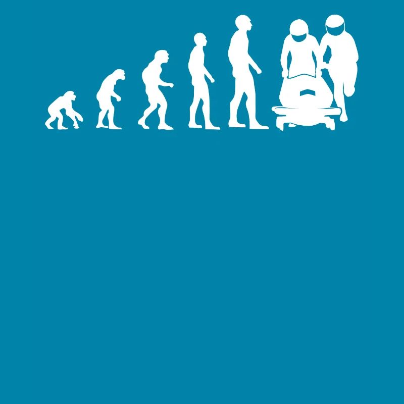 Bobfahrer Evolution Bobfahren Bobsport Geschenk
