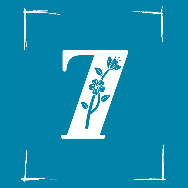 number 7 initial