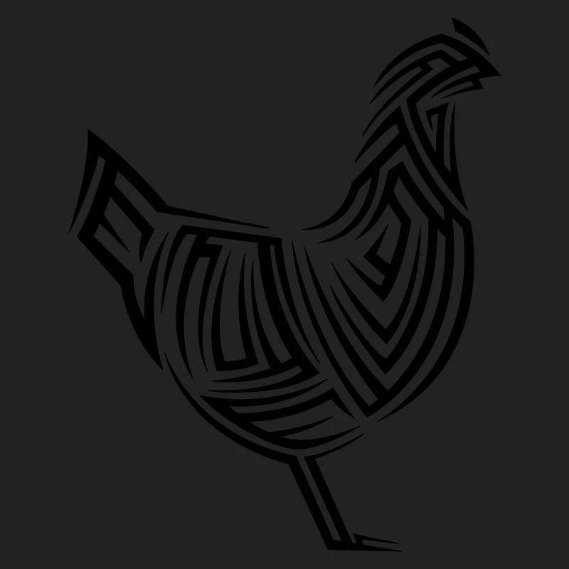 Huhn Tribal Tattoo