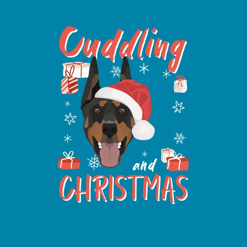 Doberman Joyeux Noël