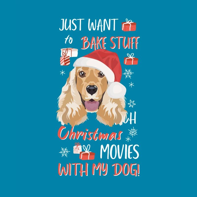 Deutsch Cocker Spaniel Merry Christmas