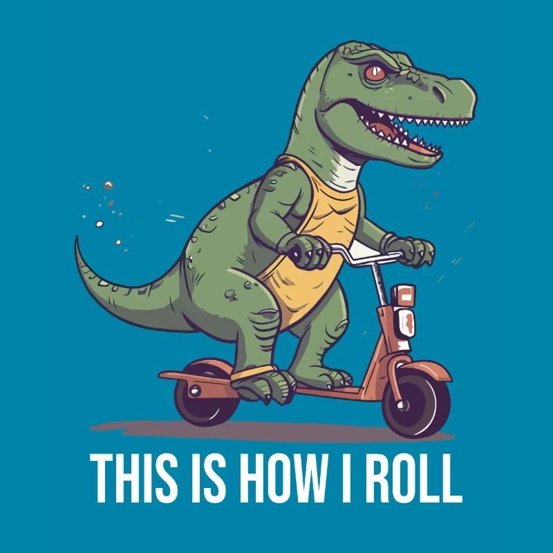 Scootering T Rex C’est comme ça que je roule