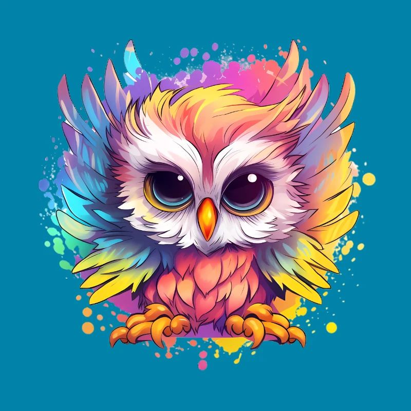 Niedliche Wachsame Eule | Nachtschwärmer Eule