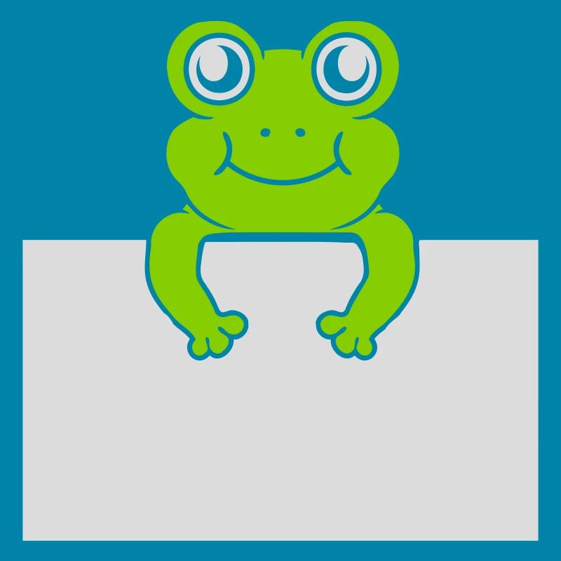 Texte présent Comic Frog
