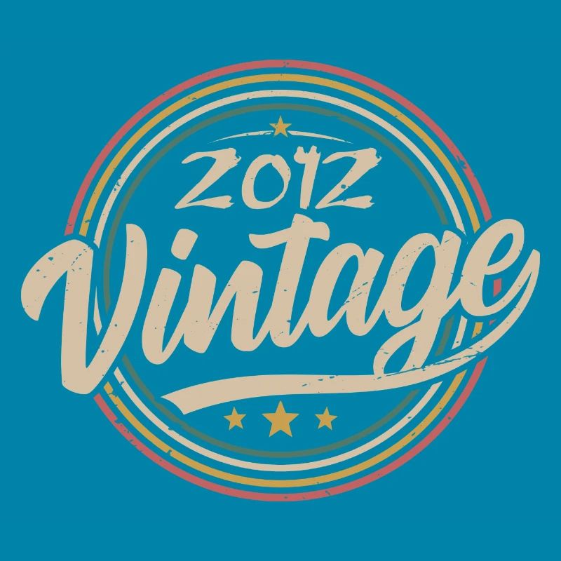 2012 Vintage 2012 Geburtstagsgeschenk - Retro Stil 2012