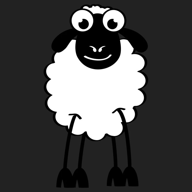 Schafe, weiße oder schwarze Schafe. Träumen oder schlafen