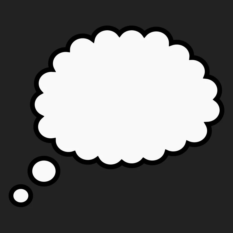 Thinking bubble