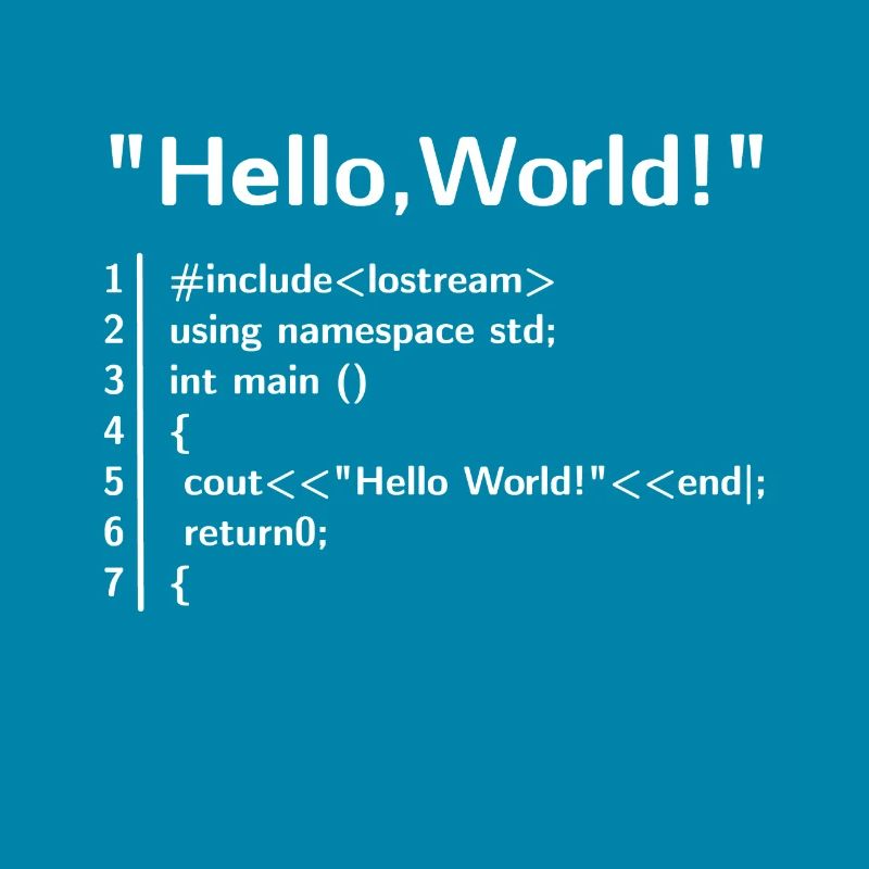 Hello World Program - Programmer T-Shirt