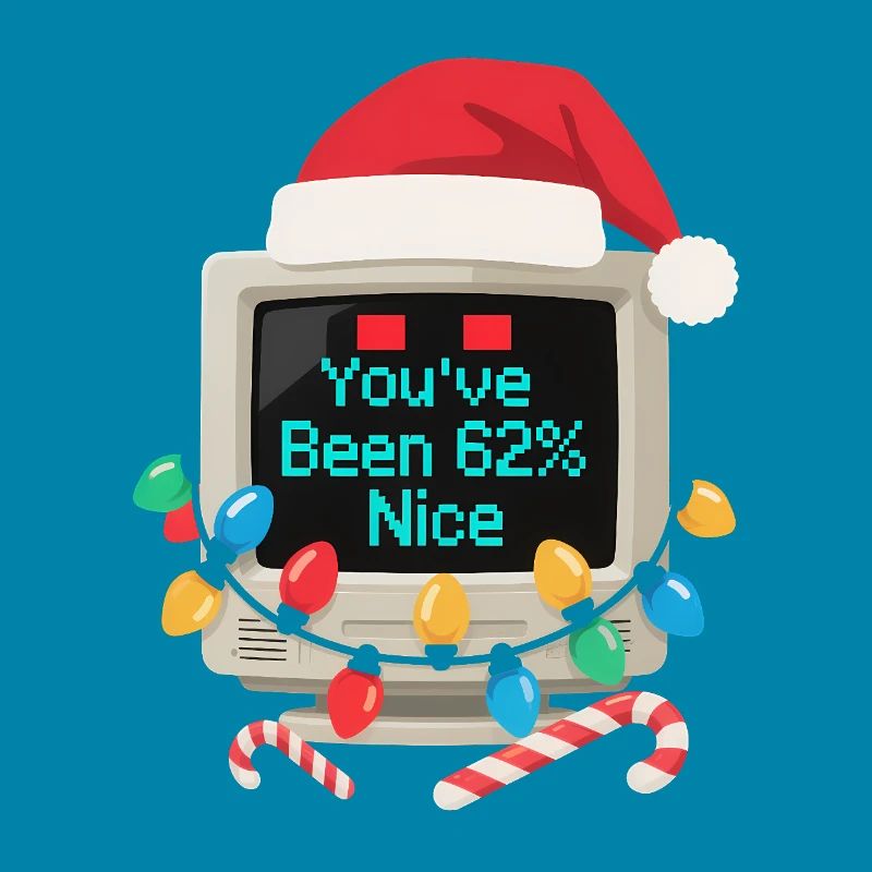 Computer Weihnachten KI Sarkastisch Tech Geschenk