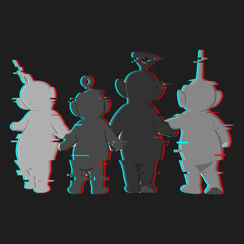 Teletubbies Cool Design With Static Effect