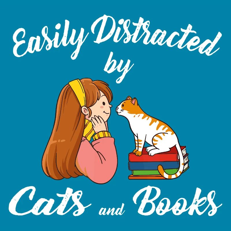 Facilmente distratto da gatti e libri