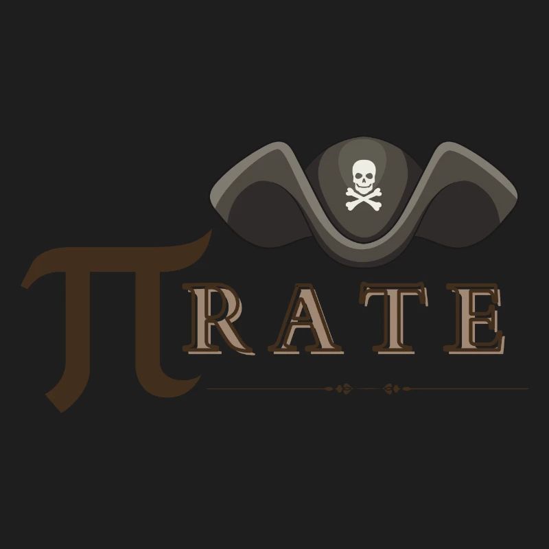 Pi Rate Pi Math Symbol Cute Pirate Hat