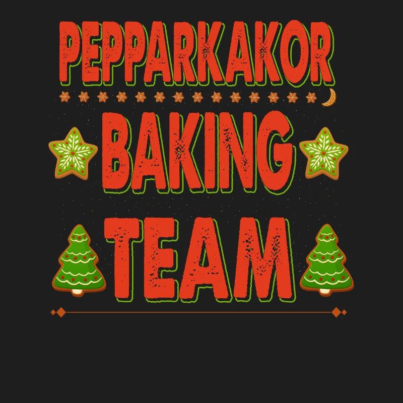 Pepparkakor Baking Team Für Bäcker Oder Backfans