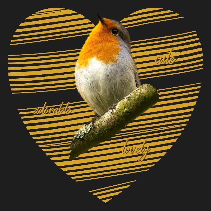 Rotkehlchen robin Erithacus rubecula