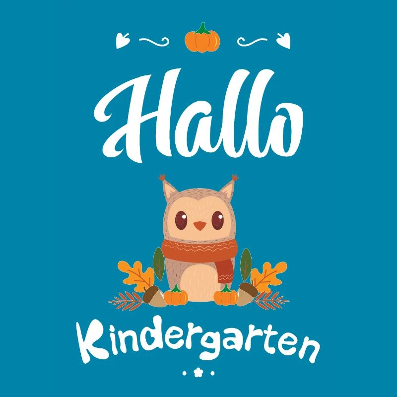 süßes Eulen Design mit Herbstmotiven