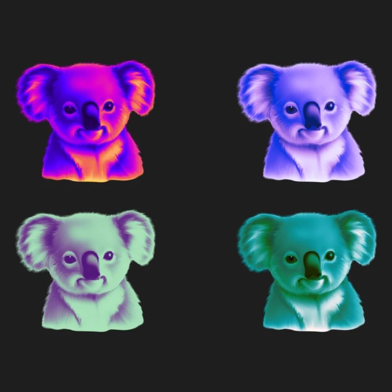 Koala bunt Geschenkidee Koalas Pop Art Pop-Art