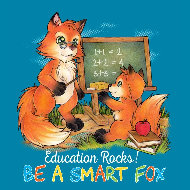 Les rocks de l’éducation ! Be a smart Fox - Idée cadeau