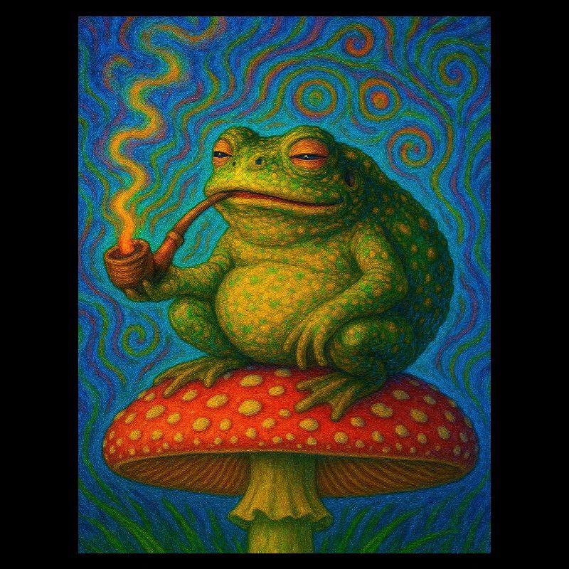 Smoking Toad