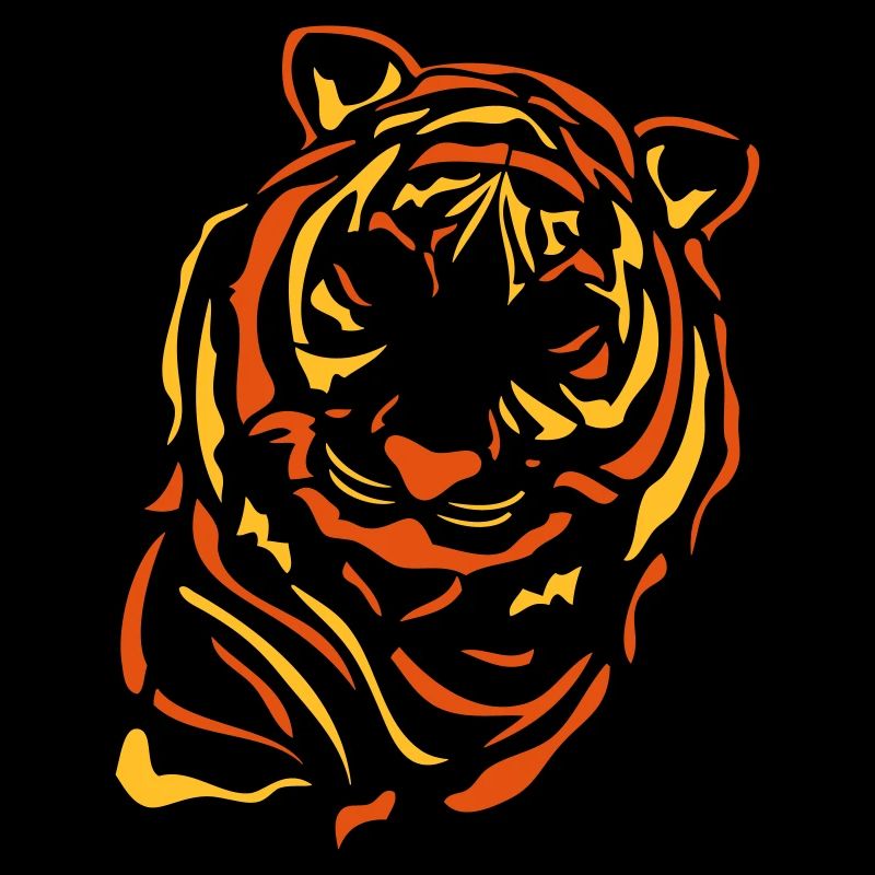 Tigerkopf Großkatze Kätzchen Geschenk Idee