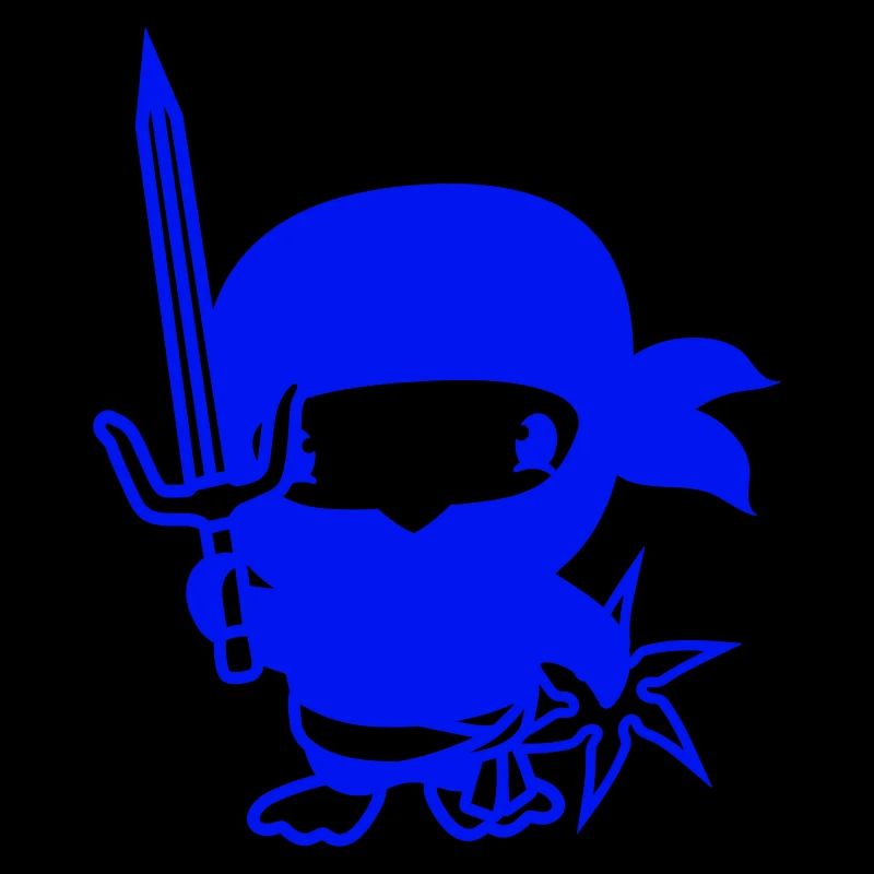Oiseau Ninja Combattant Assassin Épée Ninja Star