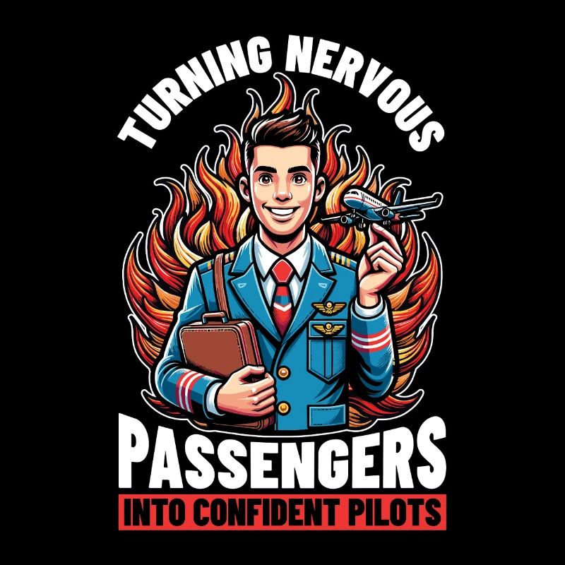 Flight Instructor Turning Nervous Flight Attendant