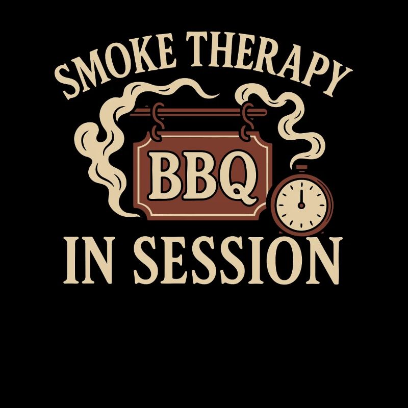 Bbq Therapy Grillmaster Humor Pit