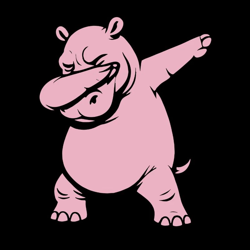 Dabbing Hippo - Dab Dance - Geschenk