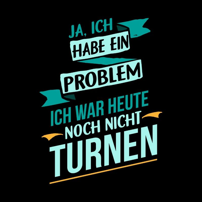 Turnen Sport Problem ich liebe Geschenk