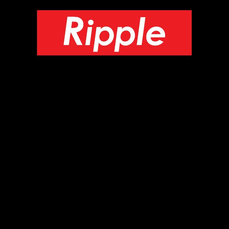 Ripple Red Rectangle Cryptocurrency XRP Blockchain