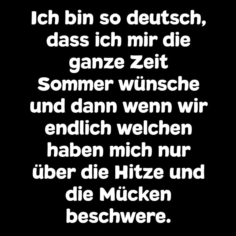 Funny saying typical German