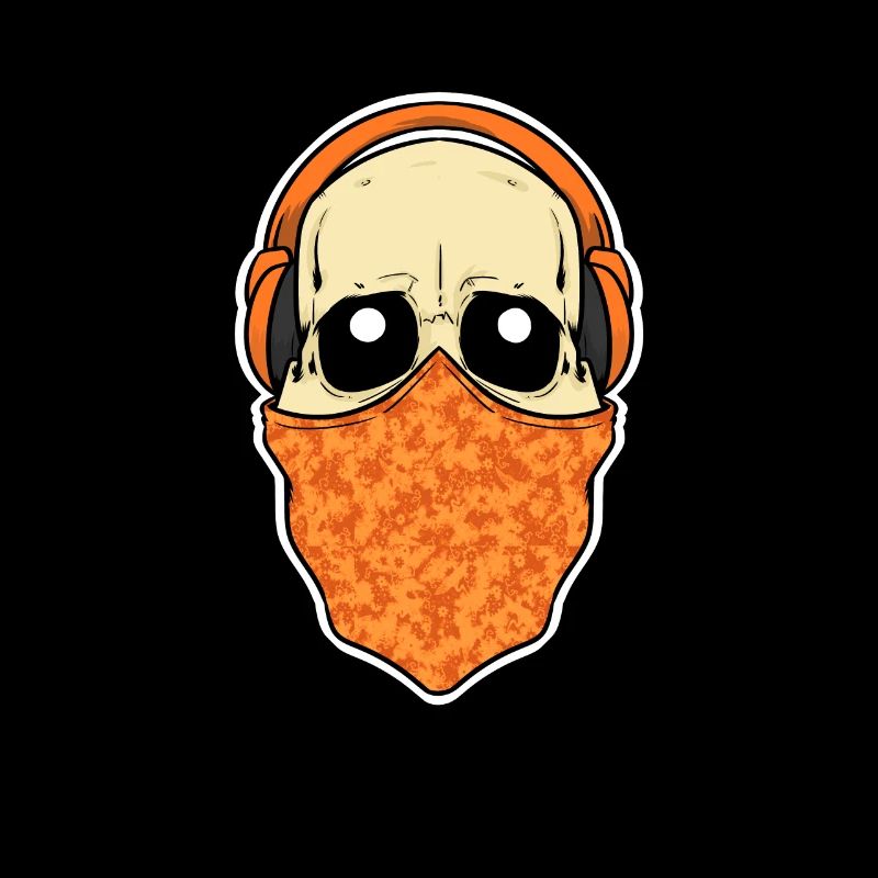 Totenkopf - Schädel - Swag - Kopfhörer - Skull