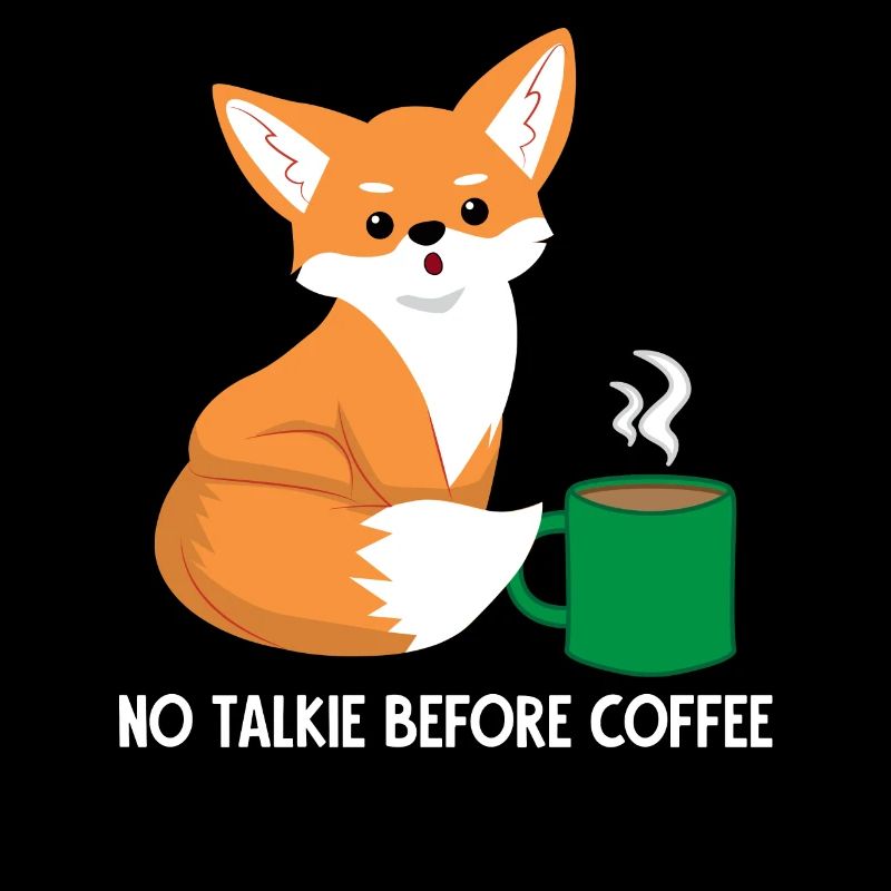Fox - vixen - fox lovers - coffee