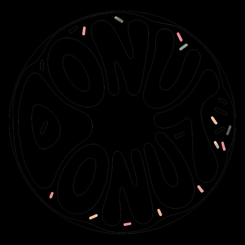 Donut - Cool Donut Logo