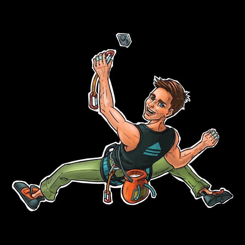 Rock climber ( Sport climber ) 1