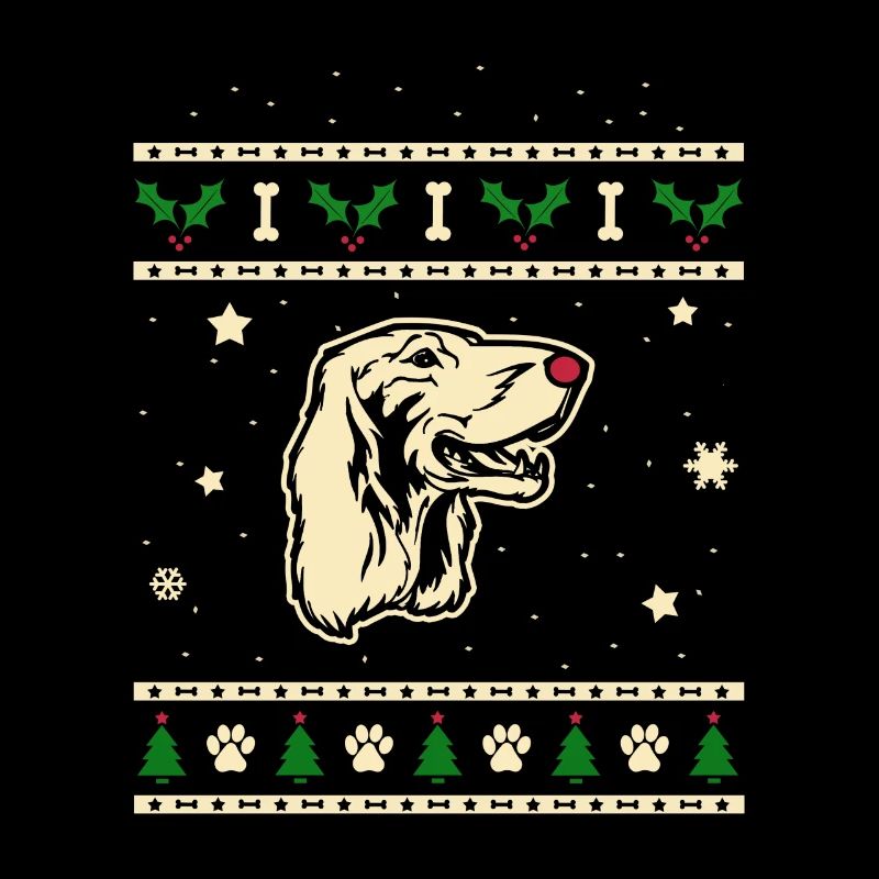Irish Setter Weihnachtsgeschenk