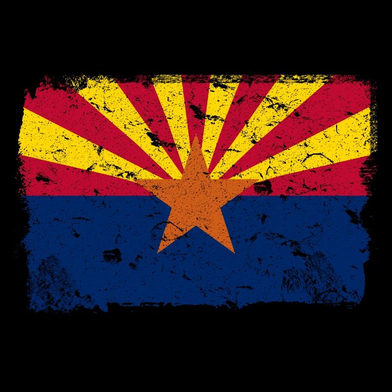 Arizona Drapeau Vintage