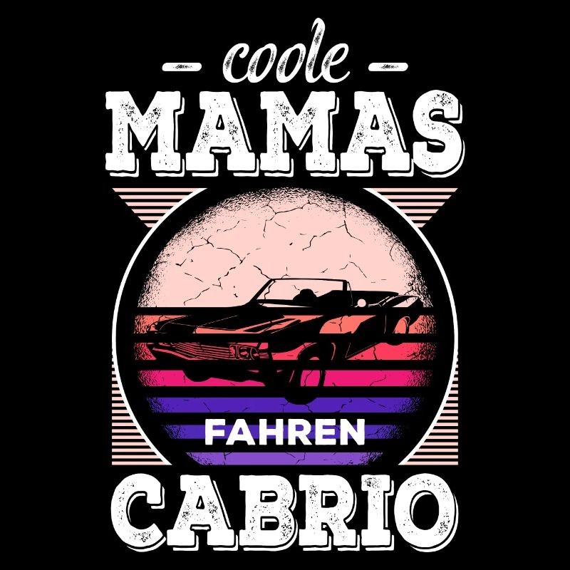Coole Mamas Fahren Cabrio Retro Auto Oldtimer