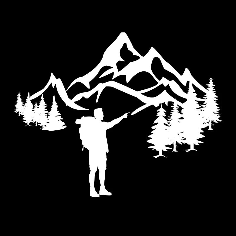 Wanderer in den Bergen
