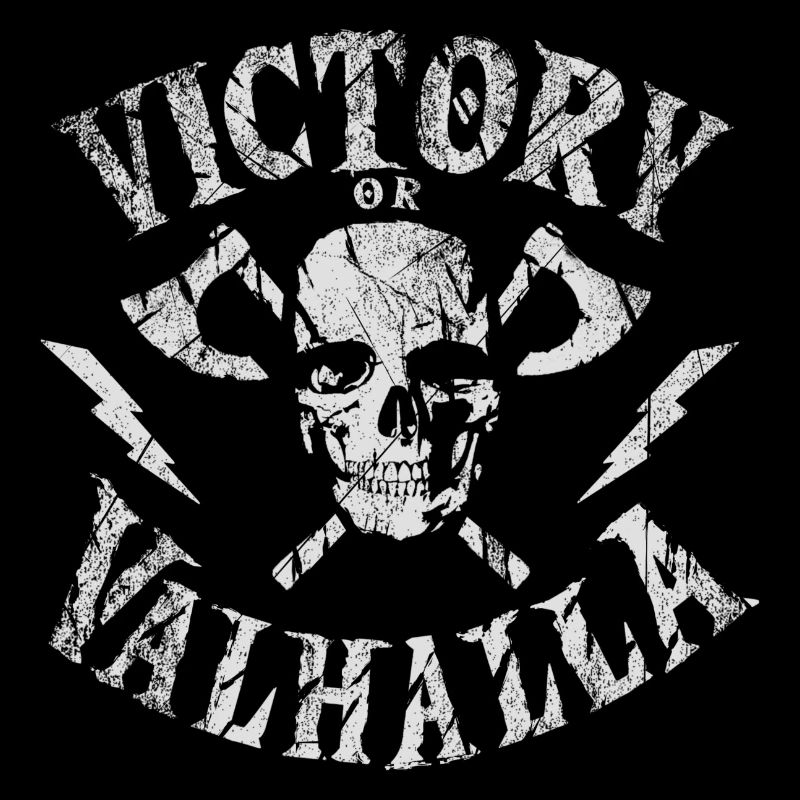 Victory or Valhalla Skull