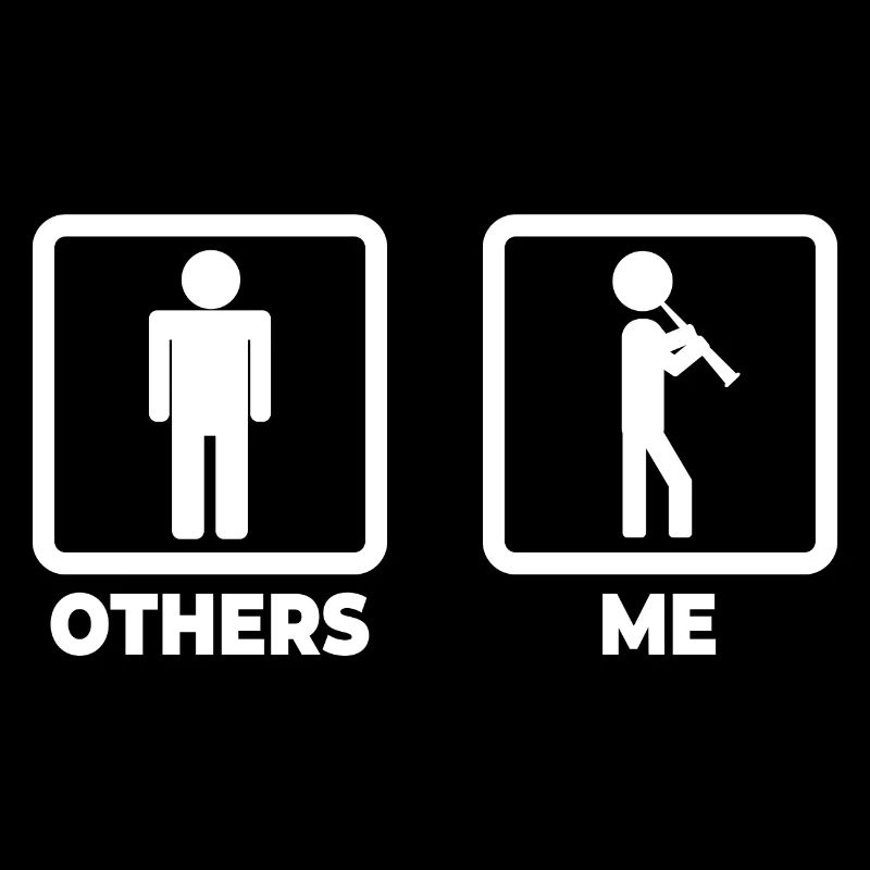 Klarinette Strichmännchen