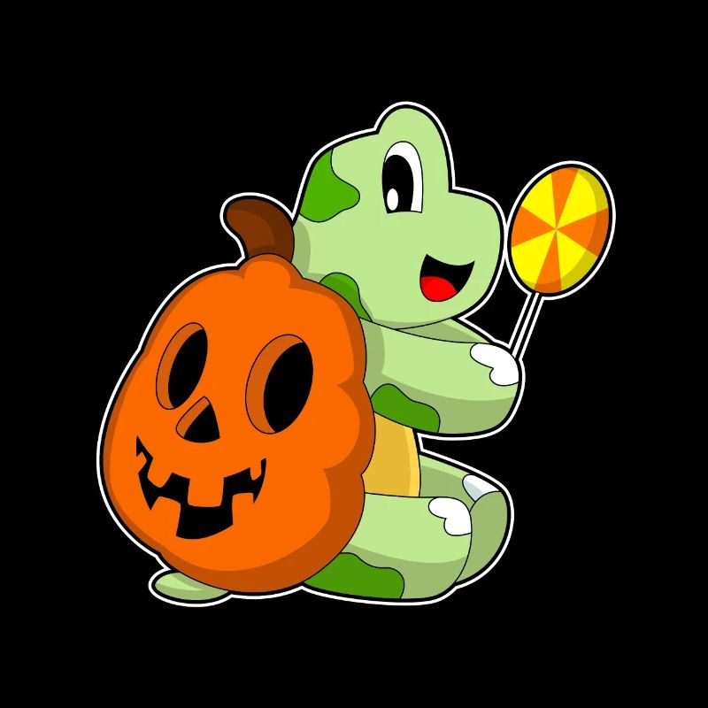 Schildkröte Halloween Lutscher