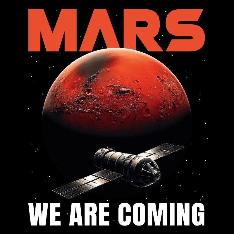 Mars Mission Planète rouge Vaisseau spatial spatial