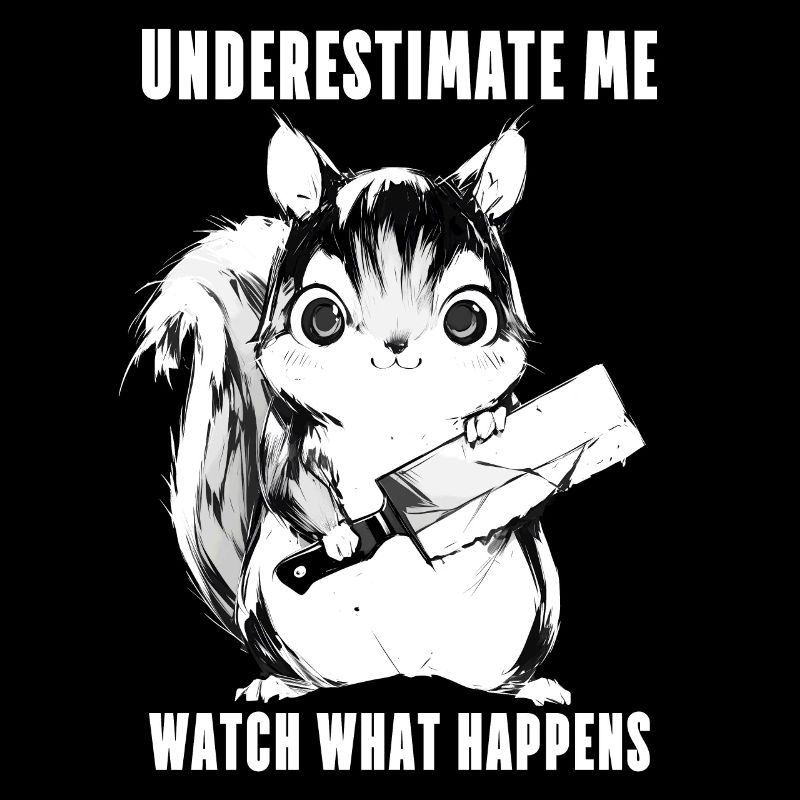 Verrücktes Eichhörnchen Anime Kawaii Geschenk