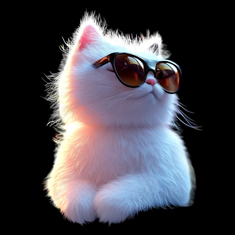 Chat Angora Blanc Chat Angora Chats Angora Mignons