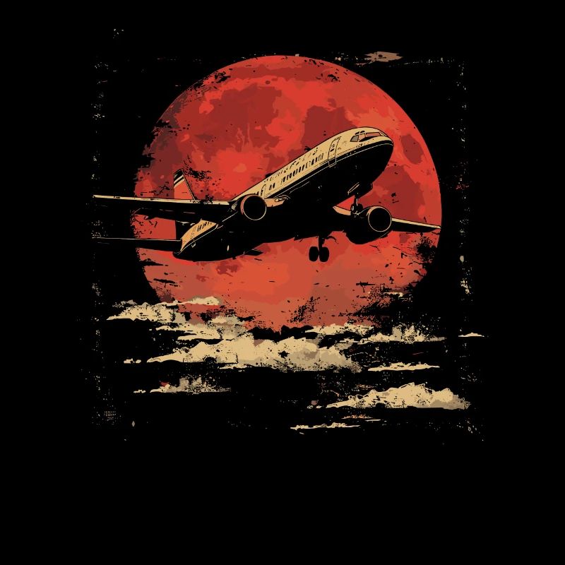 Flugzeug Vaporwave