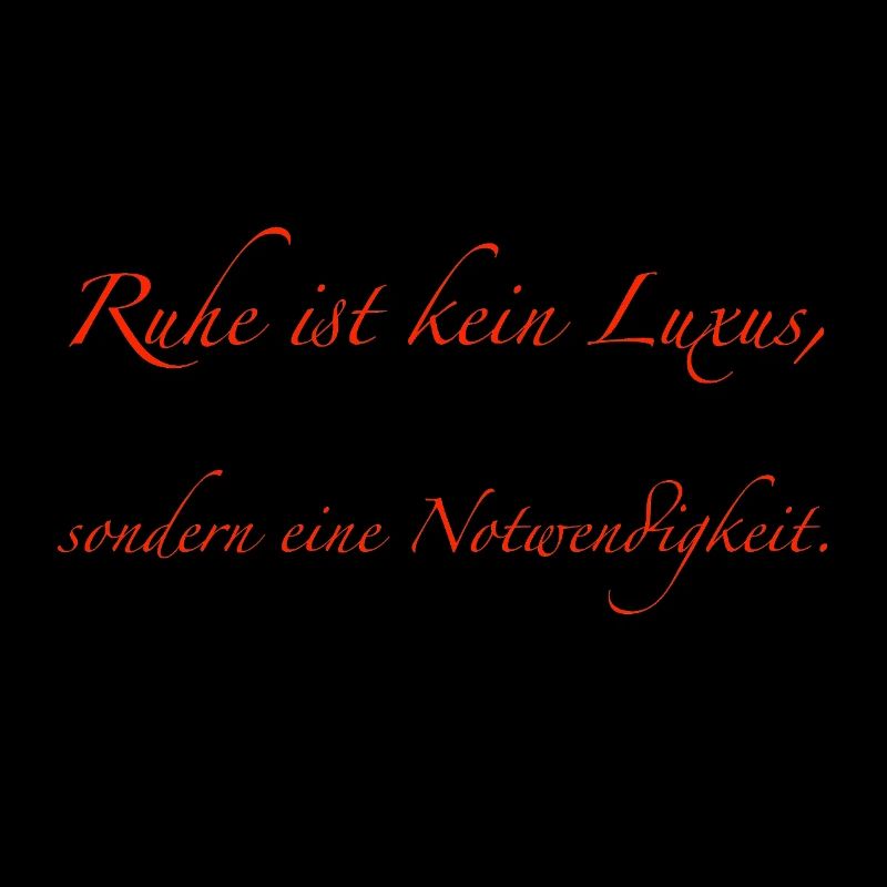 La tranquillité n’est pas un luxe