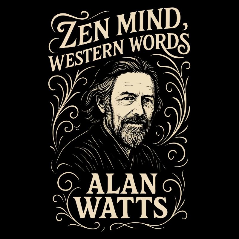 Zen Mind Westliche Worte Kunst