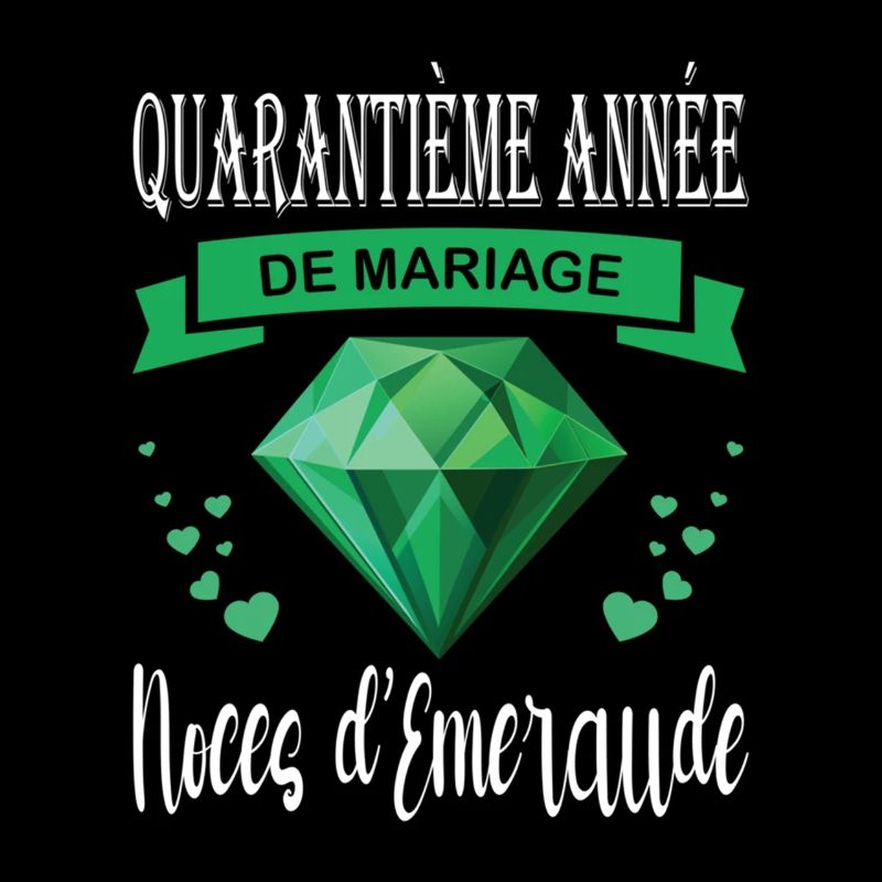 noce d'emeraude 40 ans de mariage couple 