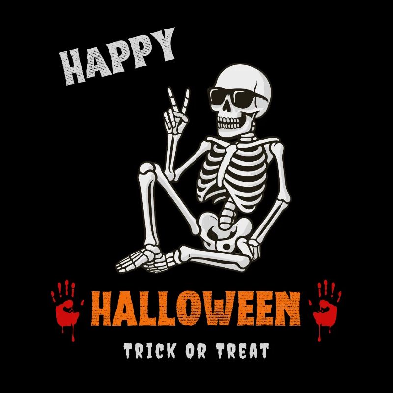 Odeur d’Halloween avec squelette